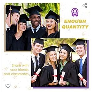 Graduation cap tassel, 2021 gold charm